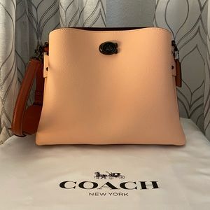 {SOLD!}COACH Willow Crossbody Satchel - Colorblock Faded Blush